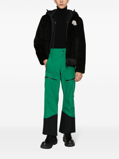 男士FW23綠色滑雪褲