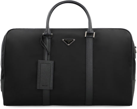 PRADA Polyamide Travel Handbag for Men in Black - FW24 Collection