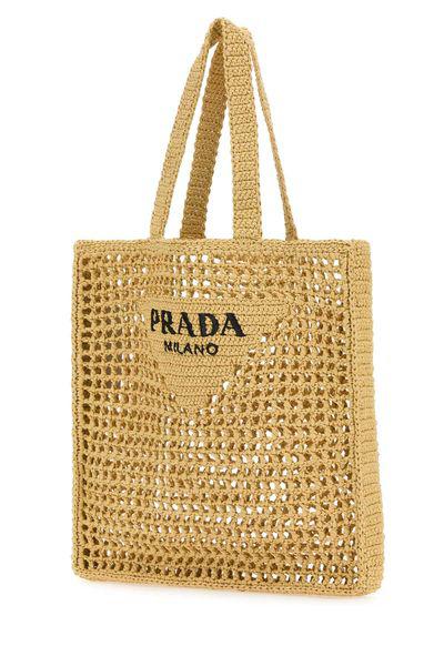 PRADA Crochet Shopping Bag for Men - SS24 Collection