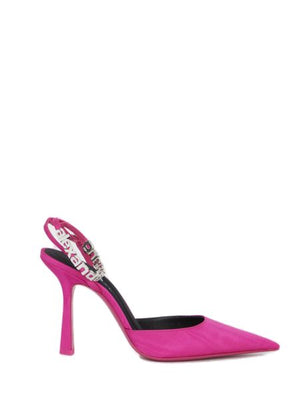 女锥型跟粉色黛尔芬单鞋105 - 義大利尺寸，尖头，细跟