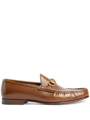 GUCCI Timeless Brown Horsebit Loafers for Men - SS23