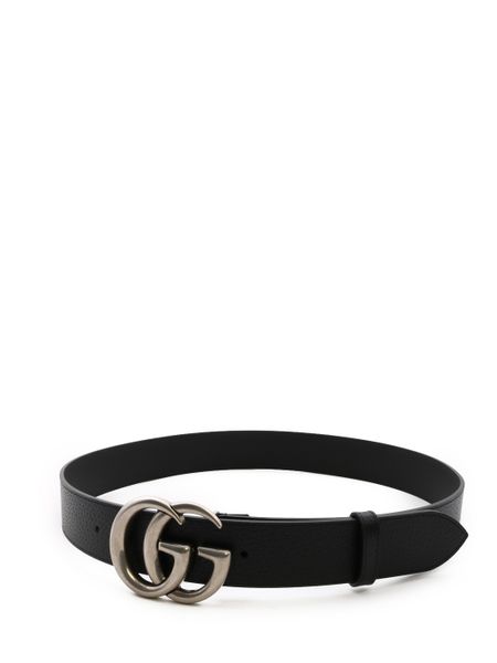 GUCCI Sophisticated Black Leather Belt for Men