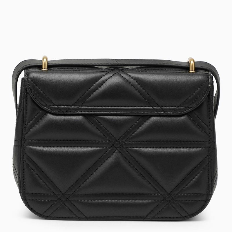 VIVIENNE WESTWOOD Black Leather Shoulder Bag for Women - SS24 Collection