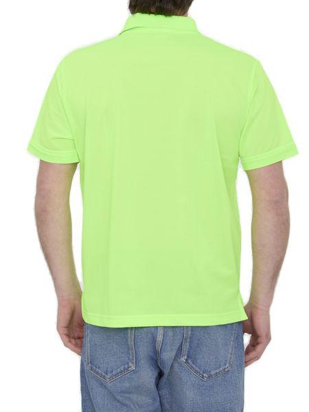 DIOR HOMME Fluorescent Green Technical Piqué Polo Shirt