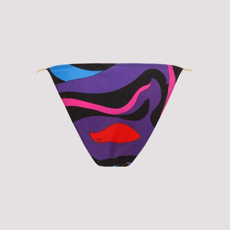 EMILIO PUCCI Multicolour Polyamide Bikini Panties for Women - SS24