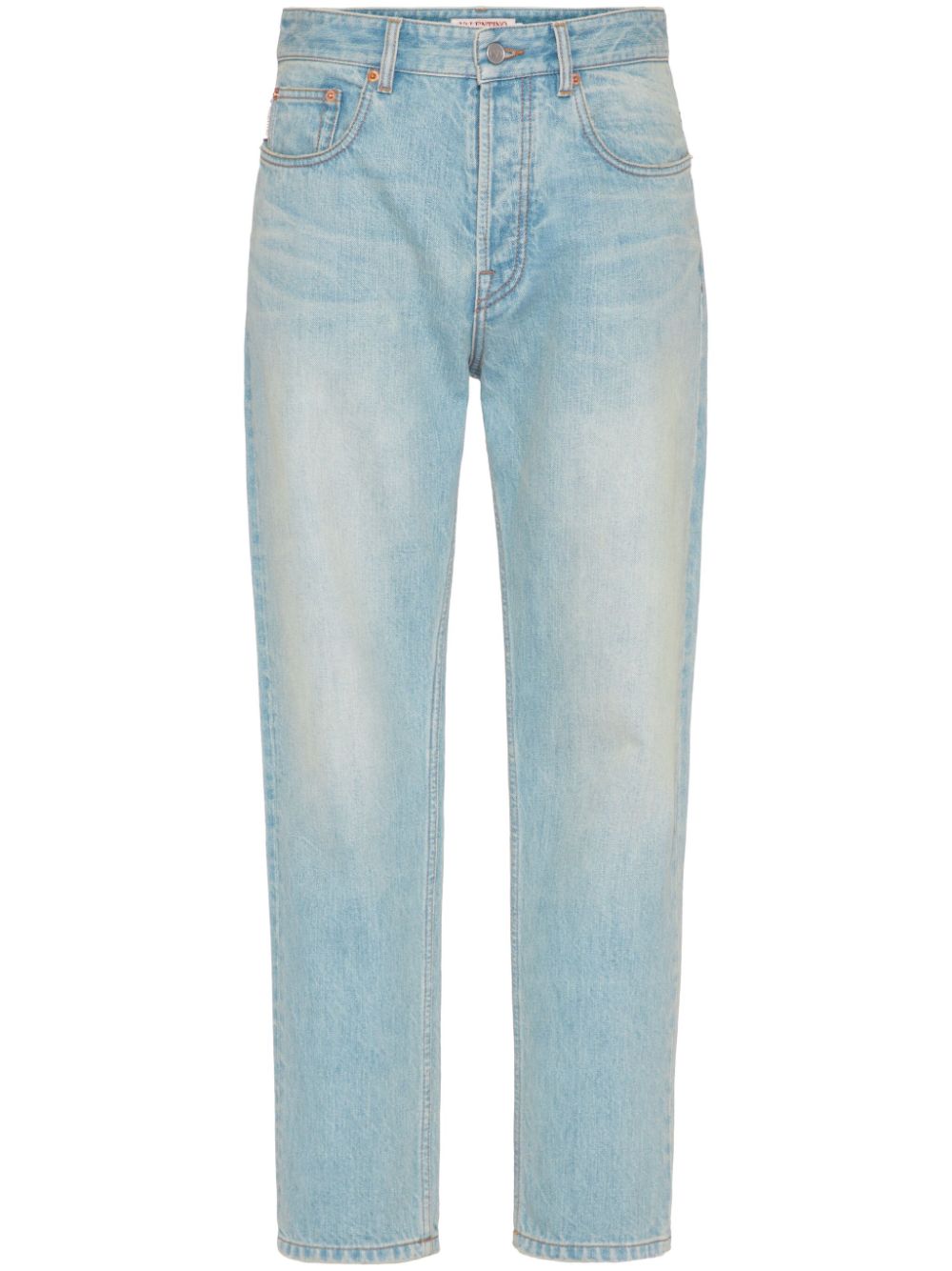 Quần jeans màu xanh băng giảm cho nam giới