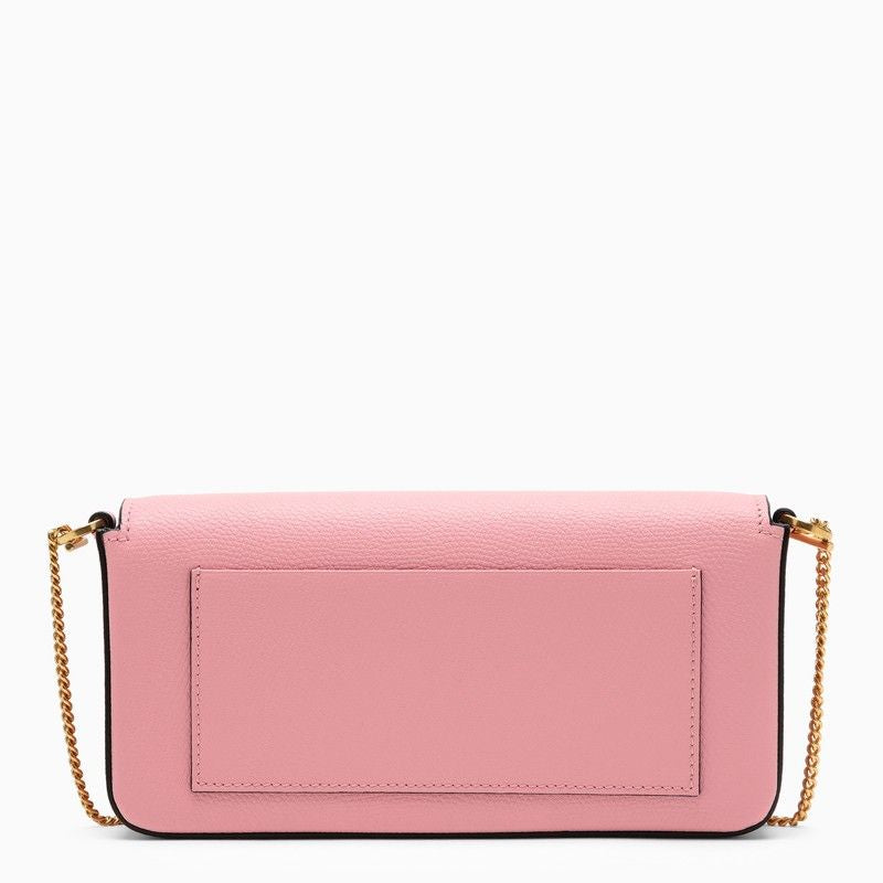 Bubble Pink Leather Shoulder Bag for Ladies - SS24 Collection