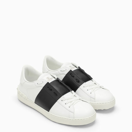 VALENTINO GARAVANI Men's White and Black Open Sneaker for SS24