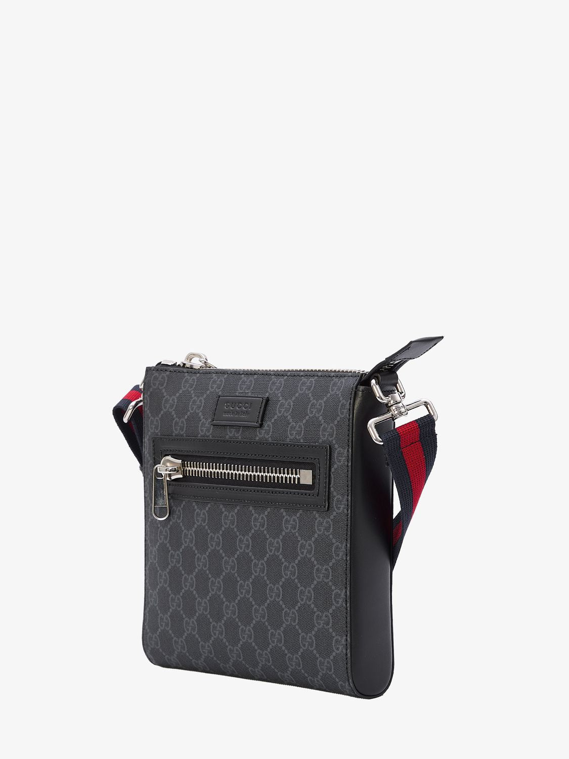 GUCCI Black GG Crossbody Handbag for Men - SS24 Collection