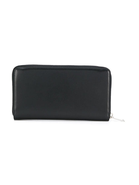 SAINT LAURENT Classic Black Zip Wallet for Women - FW23 Collection