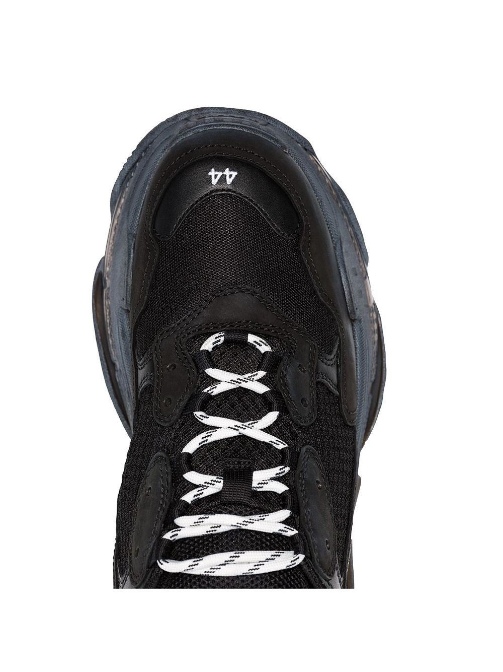 BALENCIAGA Stylish Black Triple S Bubble Sneakers for Men