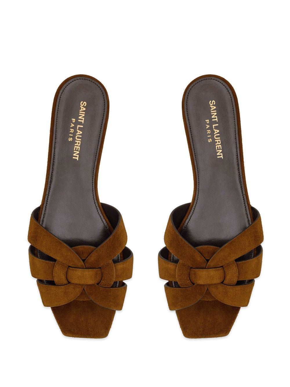 Brown Suede Flat Sandals for Women - SS24 Collection