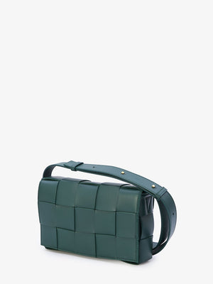 Emerald Green Lambskin Cassette Handbag