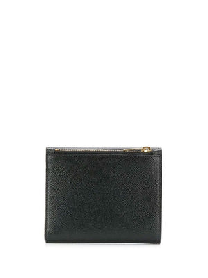 SAINT LAURENT Classic Black Compact Wallet for Women