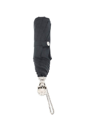 FW23经典骷髅图案黑色折叠伞