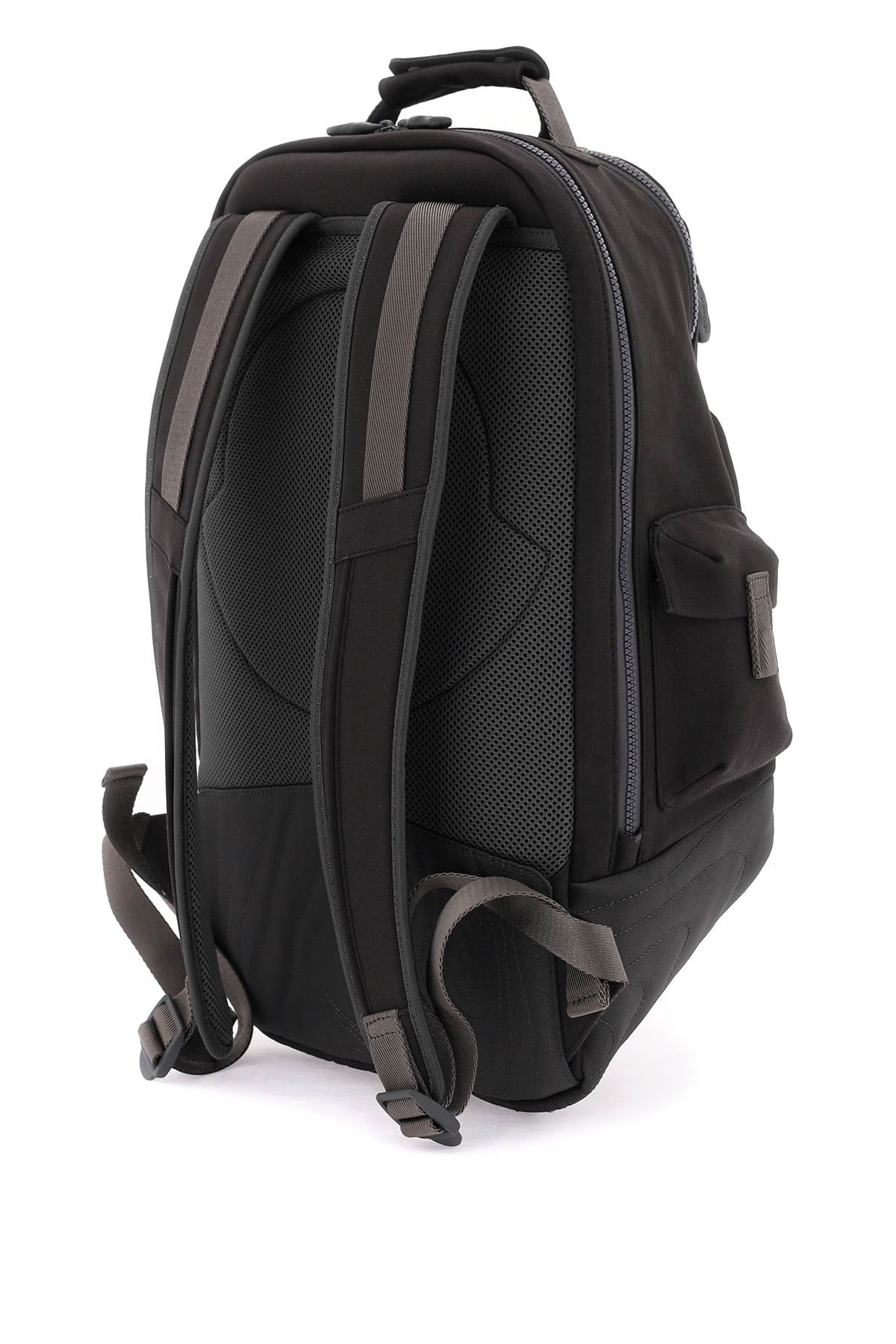 MONCLER GENIUS Stylish Black Canvas Backpack for Men - FW24