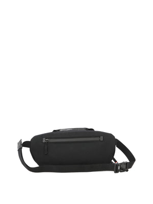 MONCLER GRENOBLE Nylon Belt Handbag for Men - Black