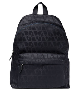 VALENTINO BACKPACK IN TOILE ICONOGRAPHE TECHNICAL FABRIC