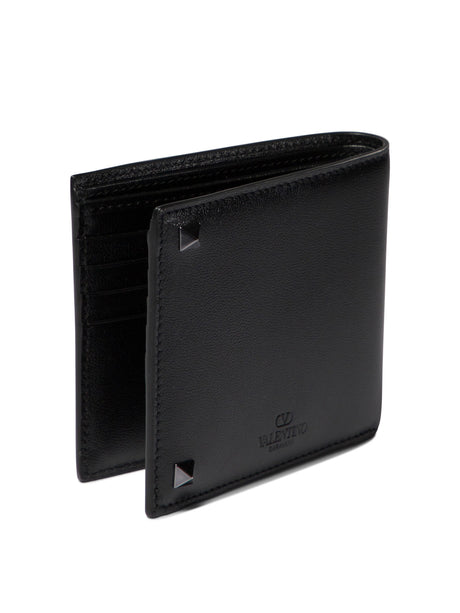 VALENTINO Mini Studded Luxury Wallet