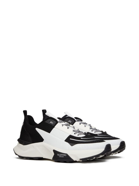 VALENTINO True Act Luxe Leather Sneakers