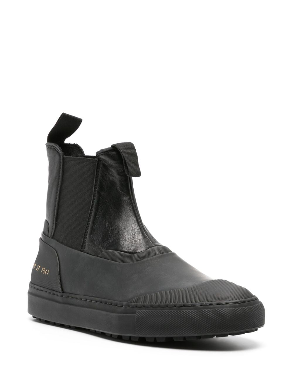 COMMON PROJECTS Black Chelsea Special Edition Boots for Women