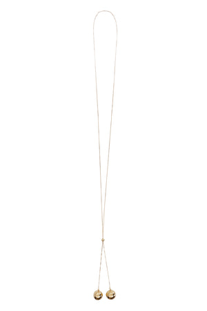BOTTEGA VENETA Gold 925 Silver Necklace for Women - Length: 96cm, Size: 1.5cm