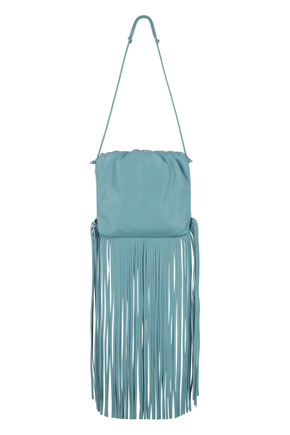 BOTTEGA VENETA Blue Finge Pouch Handbag - FW20 Collection