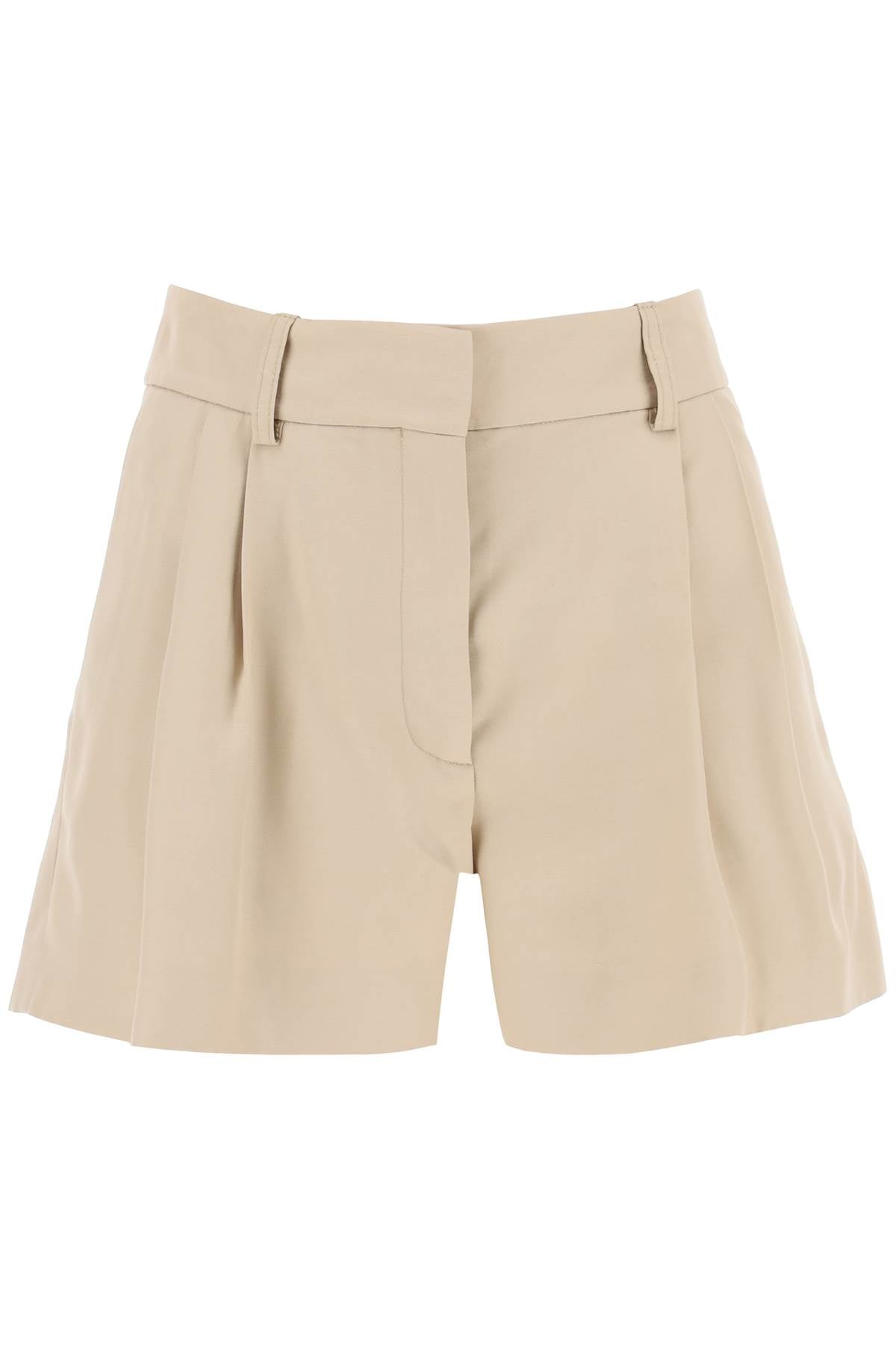 STELLA MCCARTNEY Tailored Short Pants in Lightweight Viscose - Regular Fit