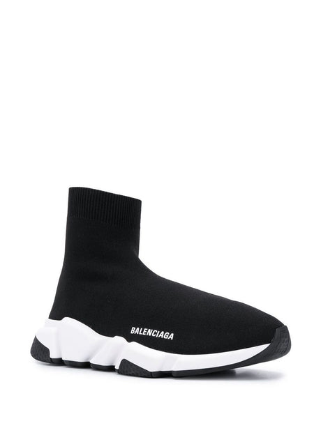 Black Polyester Balenciaga Speed Sneakers for Men