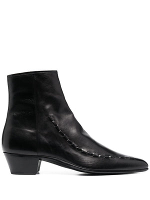 Men's Multicolor Leather Anilina Zip Boots