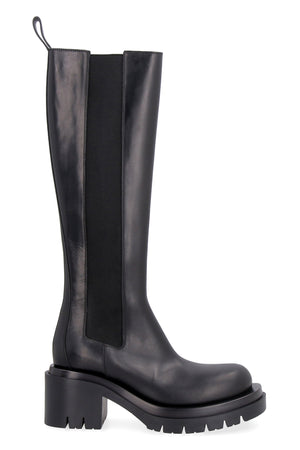 Sleek Black Leather Boots for Women - FW22 Collection