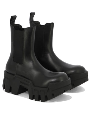 BALENCIAGA Chunky Black Chelsea Boots for Women