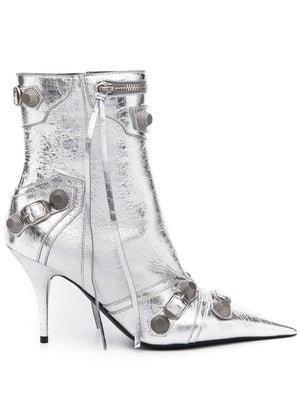 Đôi giày cao cổ bóng bạc đẹp mắt cho phụ nữ mùa thu/xuân '24
