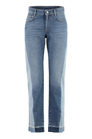 STELLA MCCARTNEY Blue Distressed Straight-Leg Jeans for Women