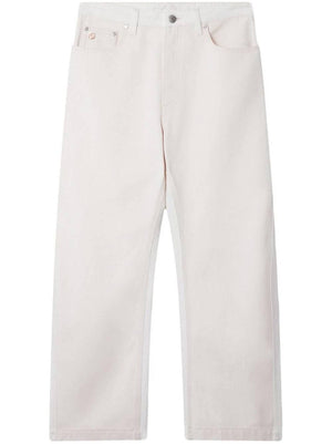 经典白色牛仔裤 女款 100%有机棉 特别版-SS24