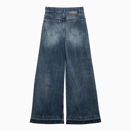 STELLA MCCARTNEY Vintage Wide-Leg Denim Jeans for Women in Mid-Blue