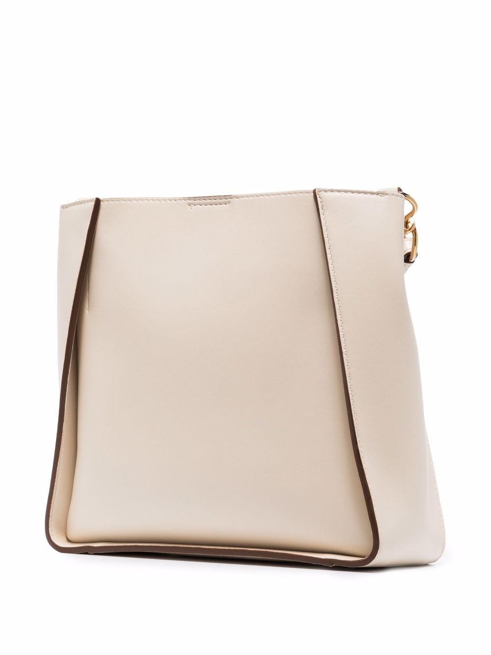STELLA MCCARTNEY Luxurious and Timeless Cream Faux Leather Shoulder Handbag for Women