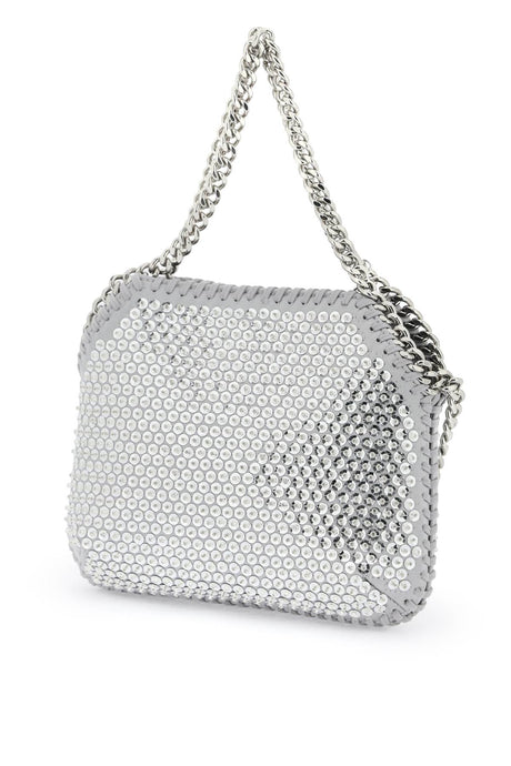 STELLA MCCARTNEY Sequin Satin Handbag with Chain Handle and Magnetic Closure