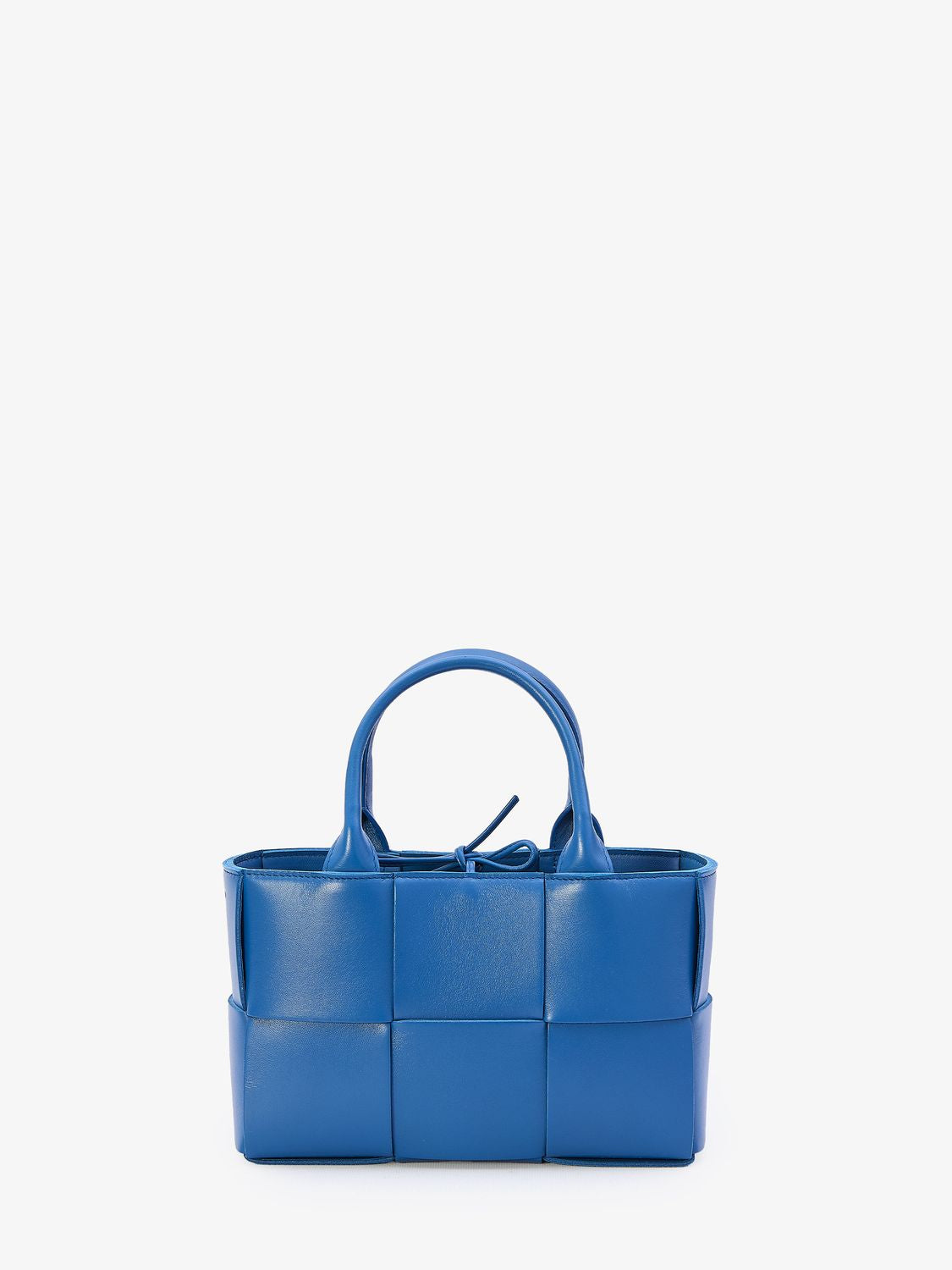 Blue Intreccio Pattern Mini Tote Handbag