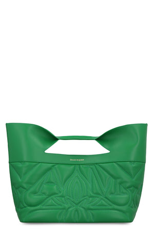 绿色缎花手提包-女款