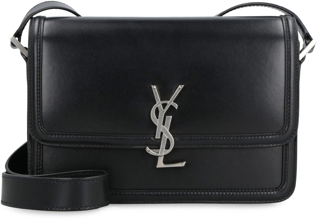 SAINT LAURENT Black Calf Leather Crossbody for Men in SS23 Collection
