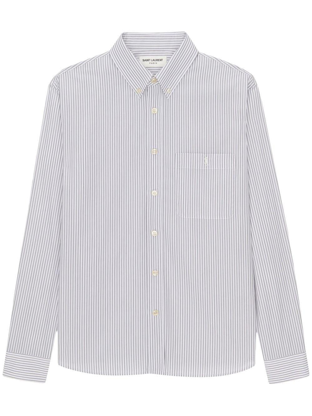 Mens Cotton Striped Shirt - FW24 Collection