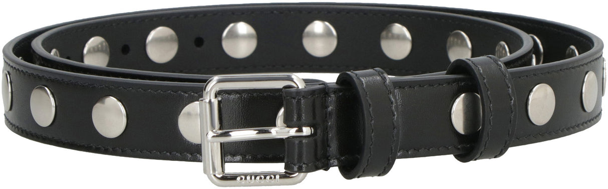 Women's Studded Leather Belt - SS23 Collection