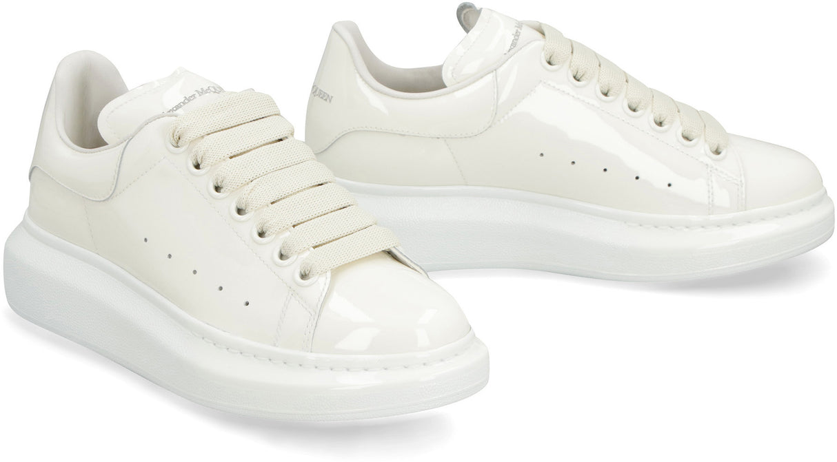 Chunky Sole White Leather Sneakers for Women - FW22 Collection 