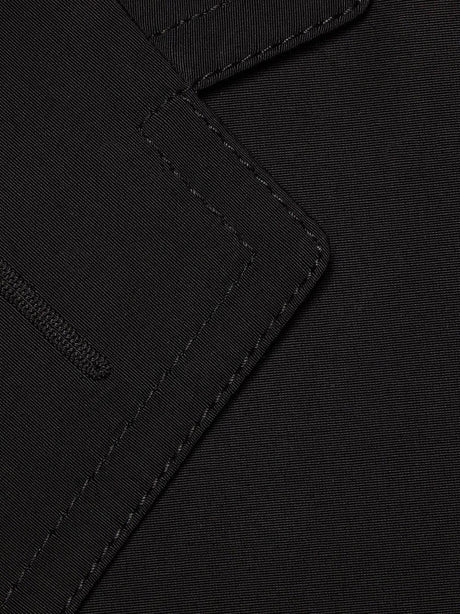 男士黑色平紋夾克 | SS23 Seazon