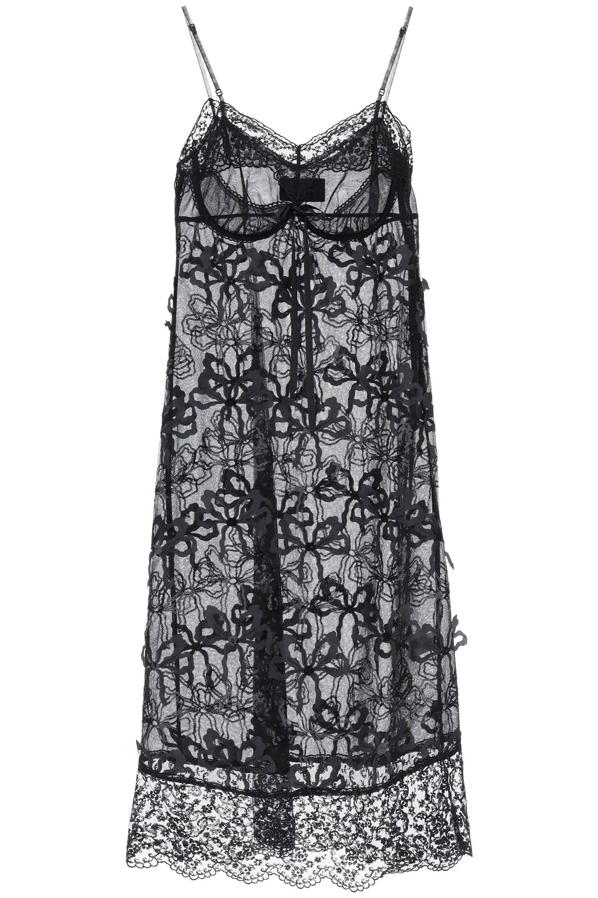 SIMONE ROCHA Romantic & Sensual Embroidered Tulle Slip Dress for Women