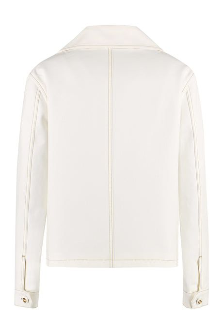 GUCCI Contrasting Color Canvas Jacket for Women