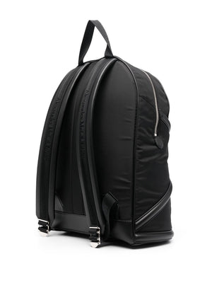 Men's Black Polyamide Backpack for FW23