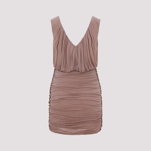 Elegant Cupro Dress in Nude and Neutrals for Women | Bộ sưu tập SS23