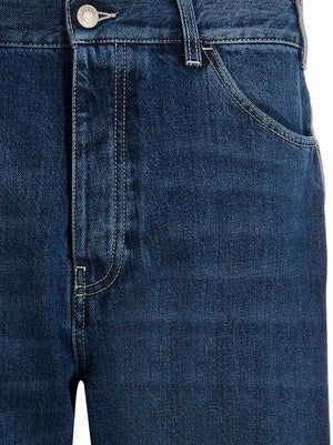 男士宽松蓝色棉质牛仔裤 - SS23系列